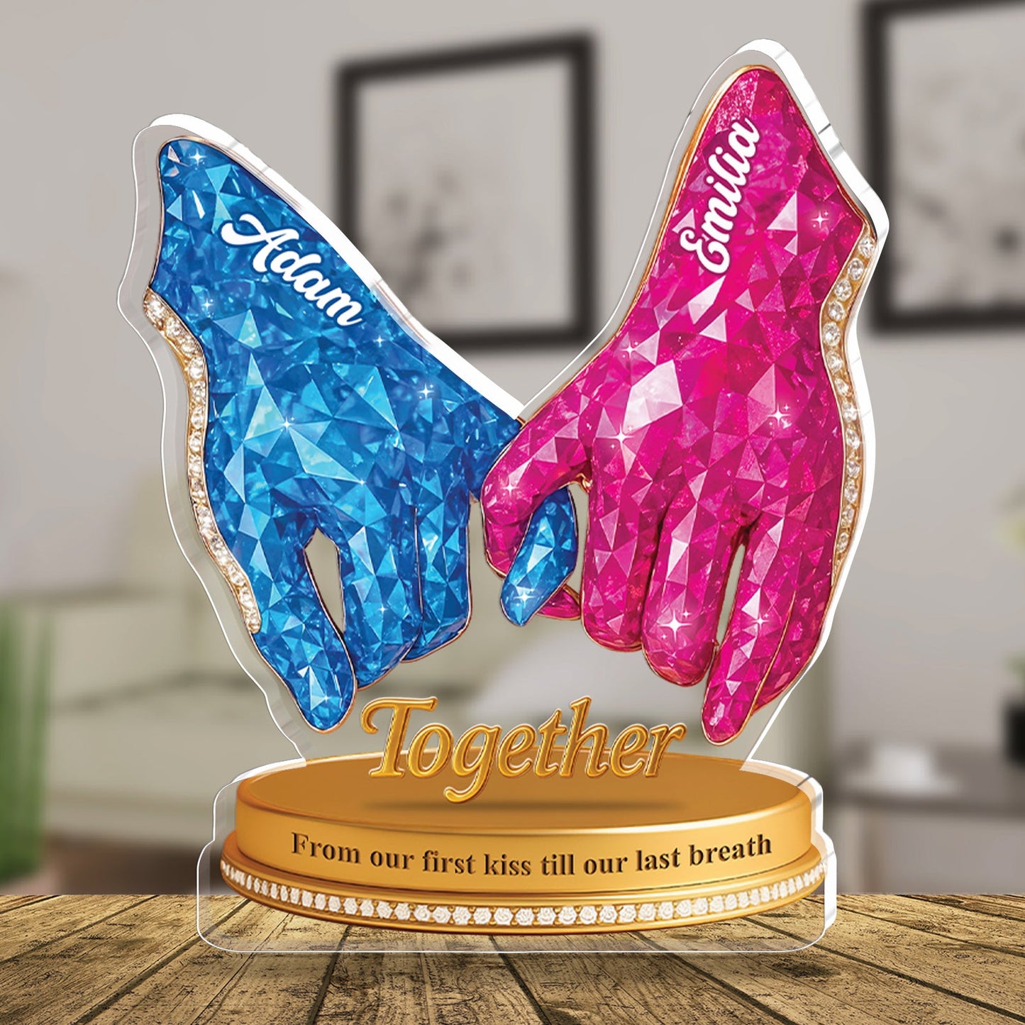 Couple - Personalized Hand Acrylic Plaque
