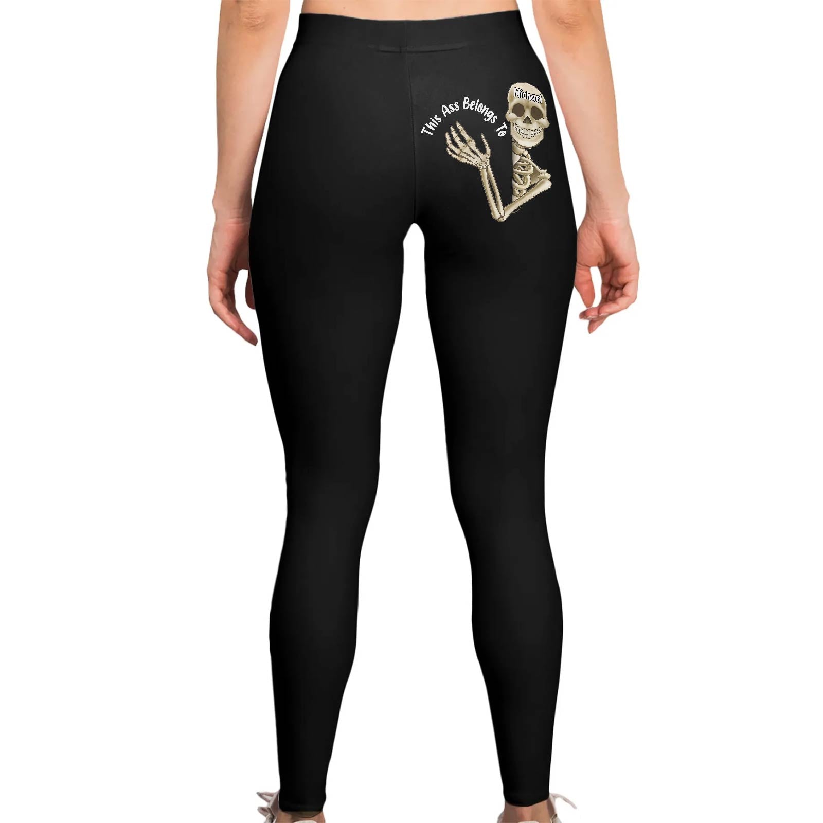Sport Lover - This Ass Belongs To - Personalized Legging