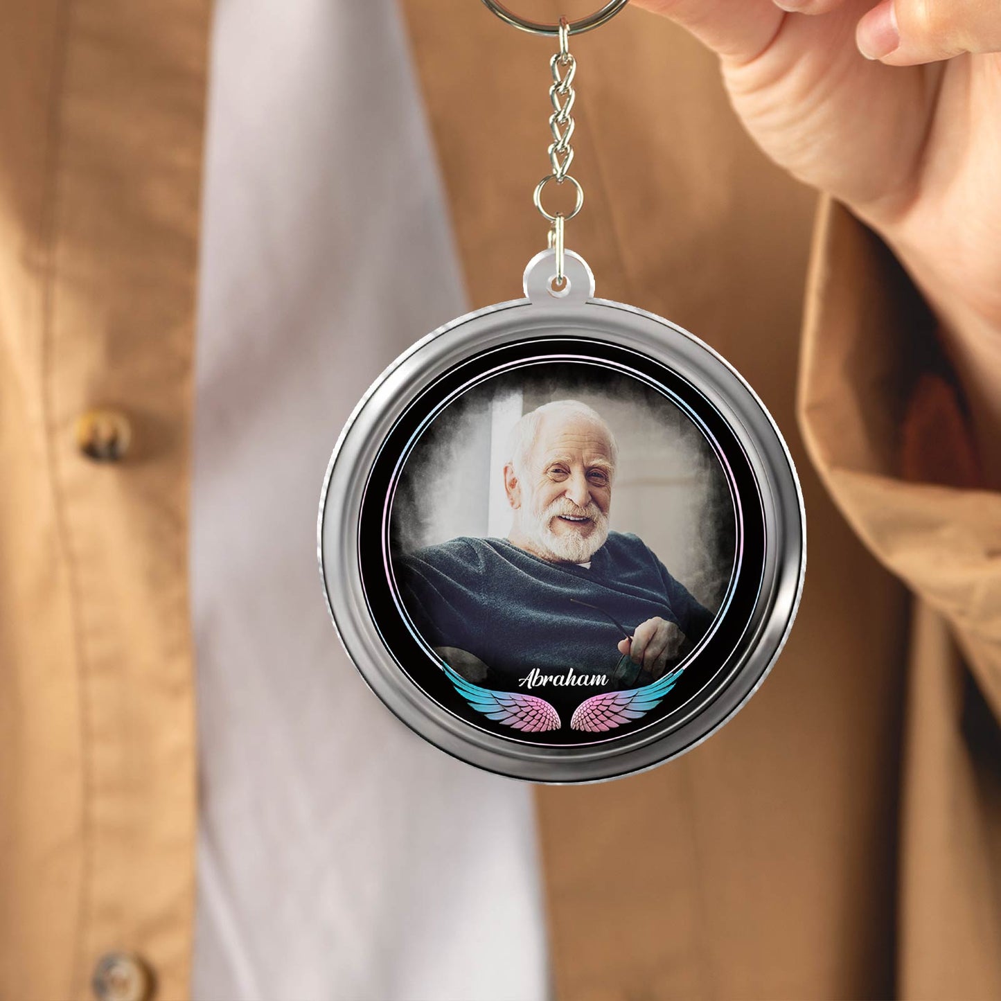 Father - A Big Piece Of My Heart - Personalized Car Hanger