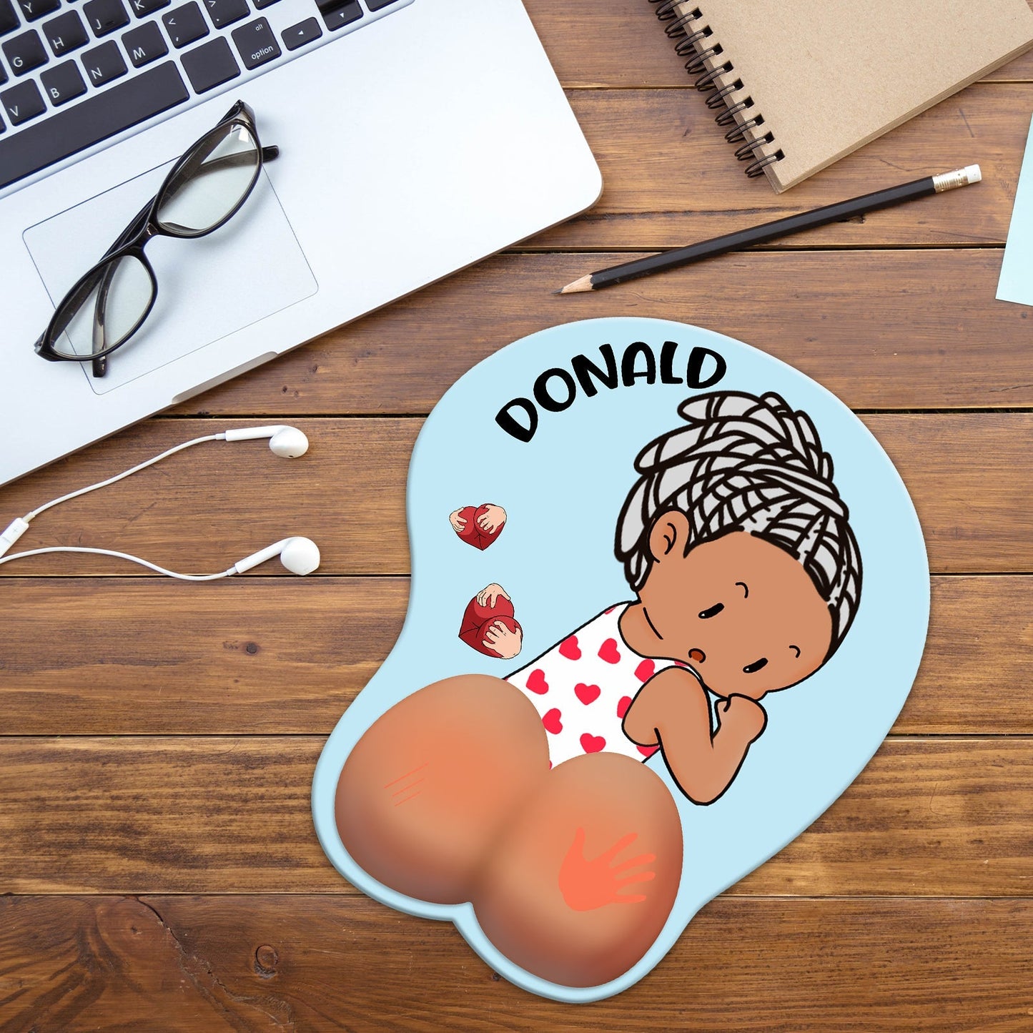Couple - Personalized 3D Mouse Pad