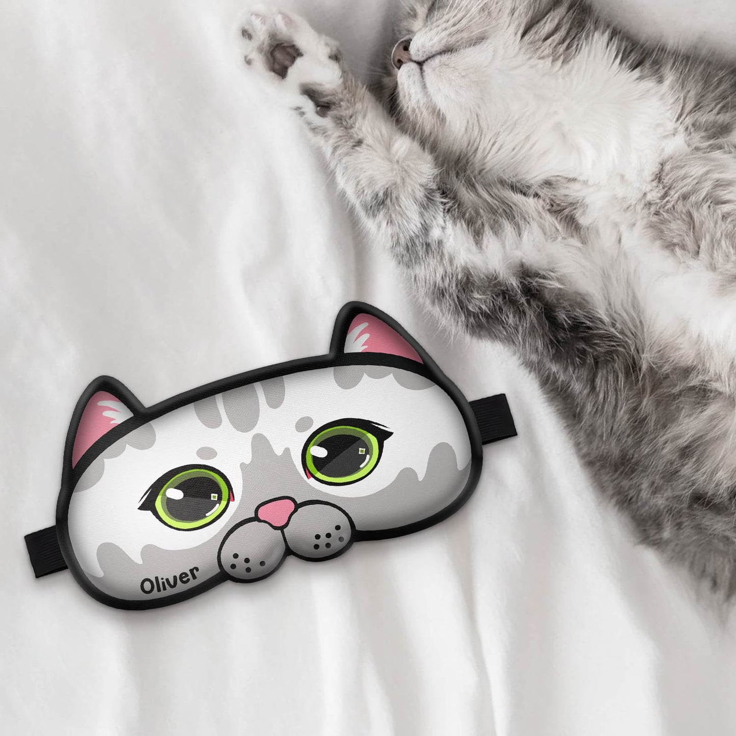 Cat Lovers - Personalized Cat Sleeping Mask
