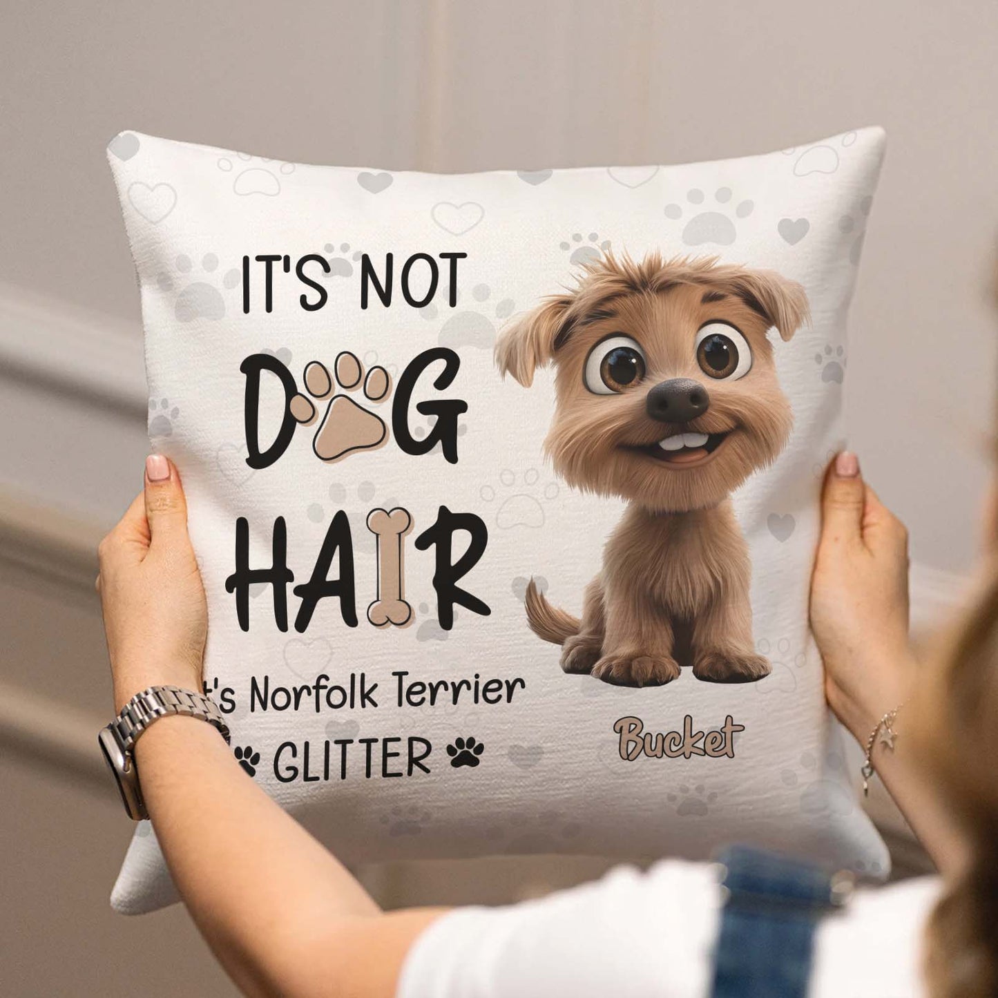 Pet Lover - It's Not Dog Hair - Personalized Pillow