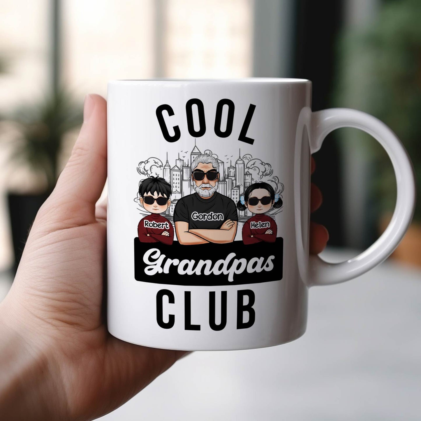 Family - Cool Grandpas Club - Personalized Mug