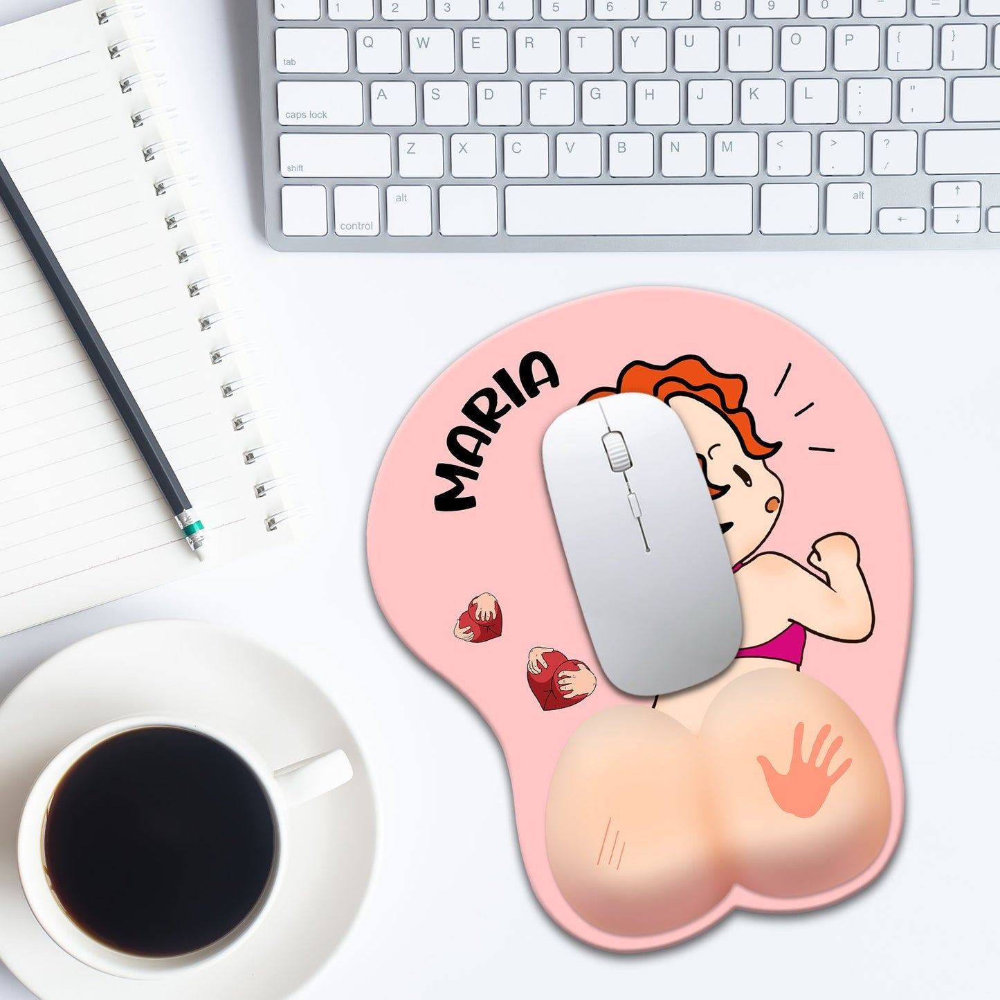 Couple - Personalized 3D Mouse Pad