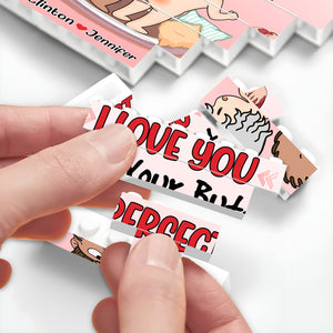 Couple - I Adore You And Love Every Part Of You Especially - Personalized Jigsaw Puzzles