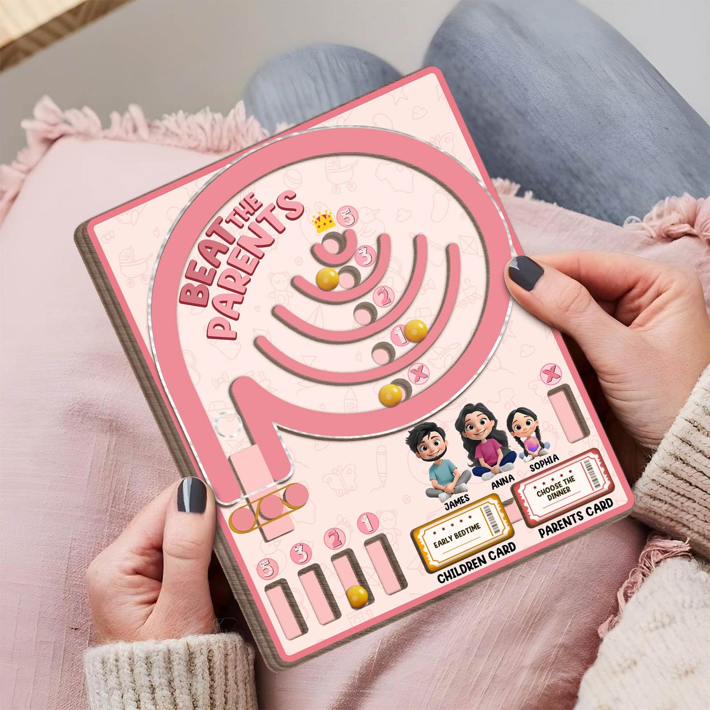 Family - Beat The Parents - Personalized Family Challenge Game