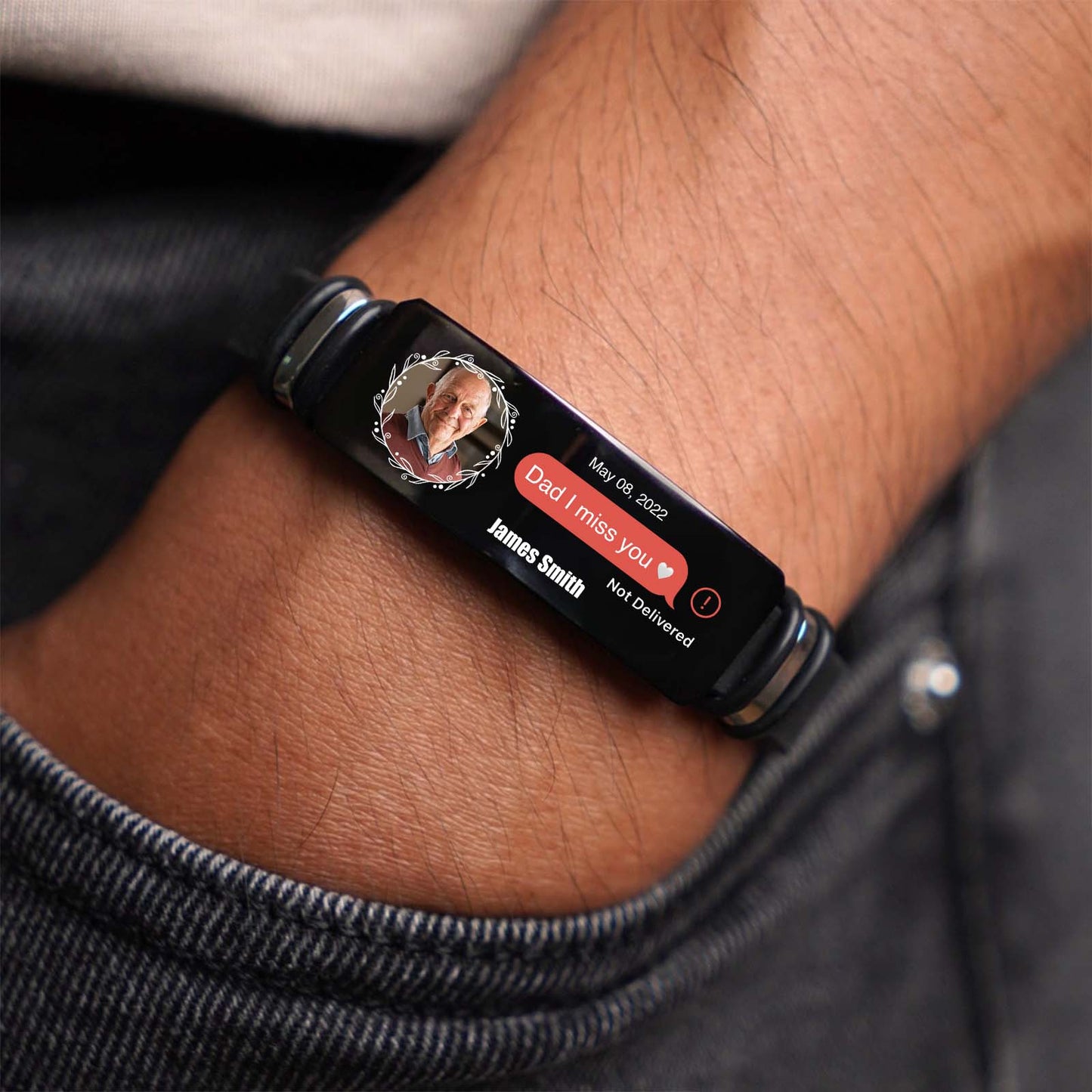 Family - I Miss You - Personalized Bracelet