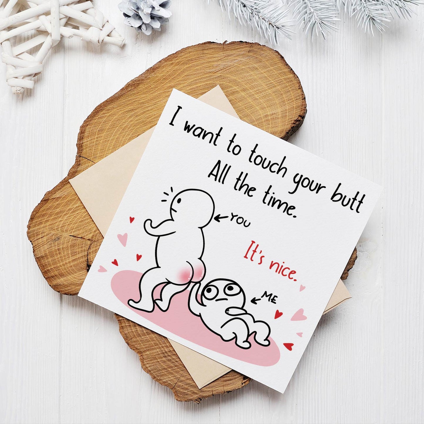 Gift Card 4 - I Want To Touch Your Butt All The Time