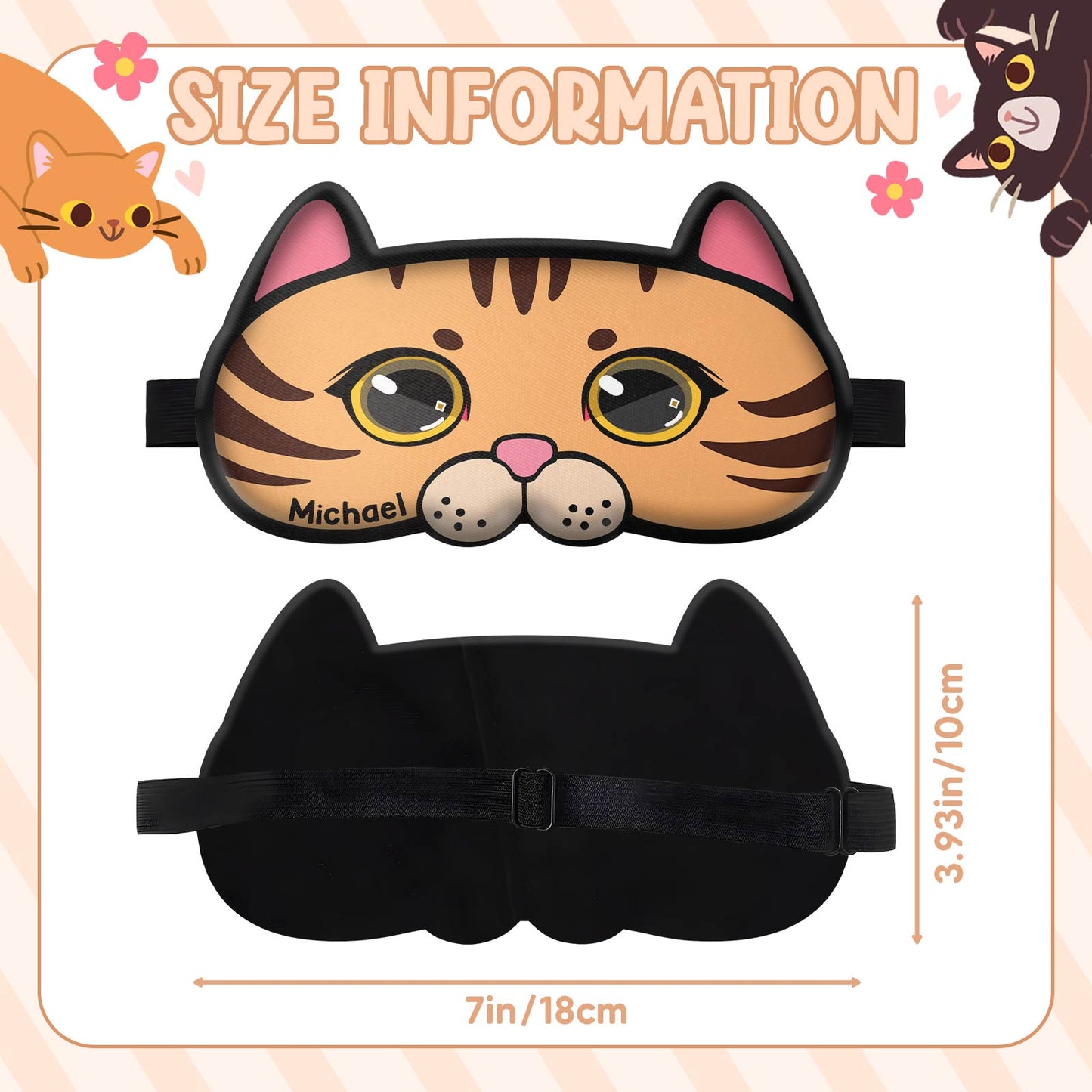 Cat Lovers - Personalized Cat Sleeping Mask