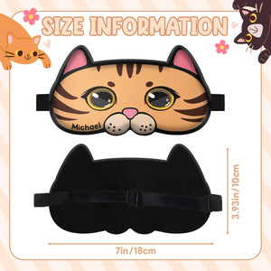 Cat Lovers - Personalized Cat Sleeping Mask