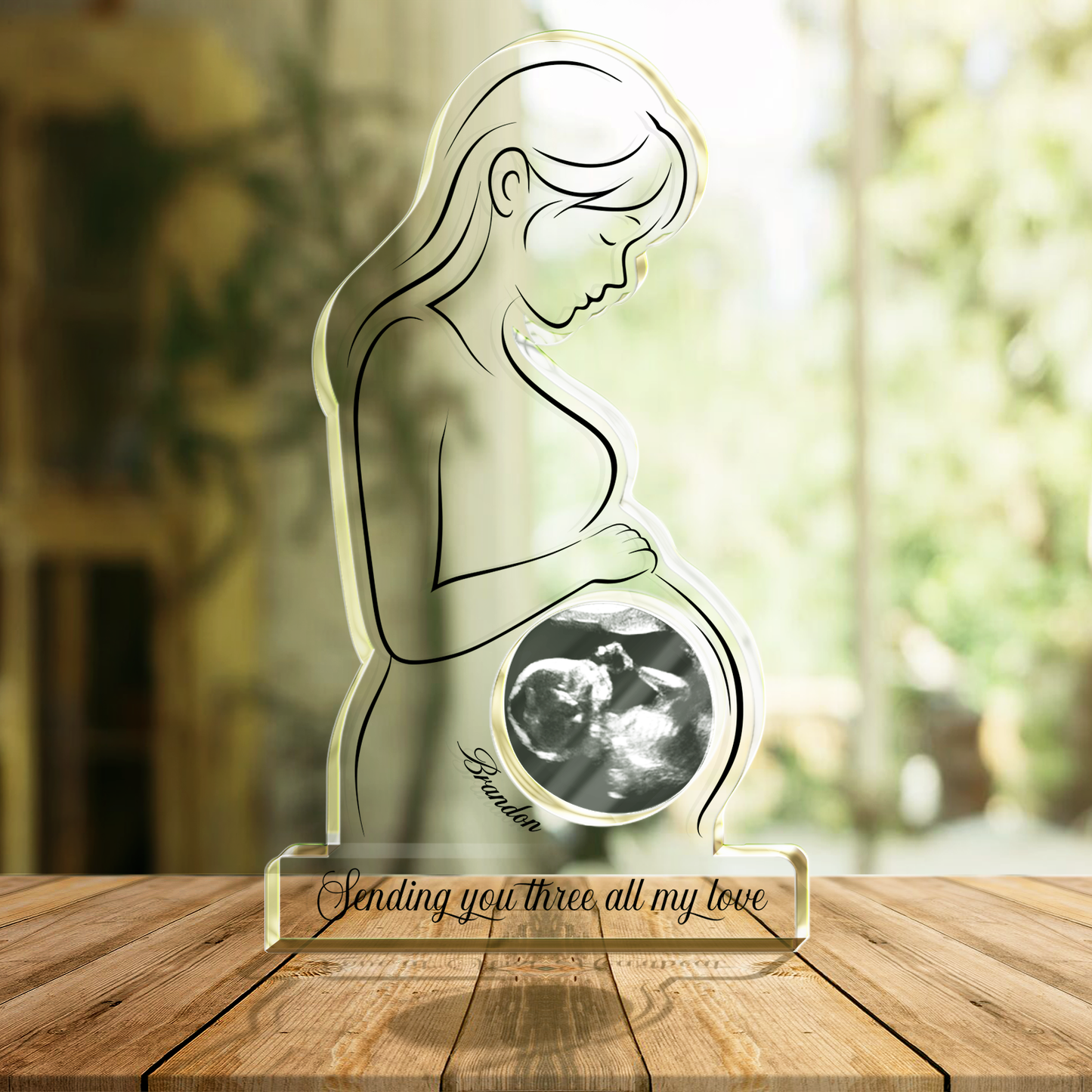 Gift For Mom - Love At First Sight - Personalized Acrylic Plaque