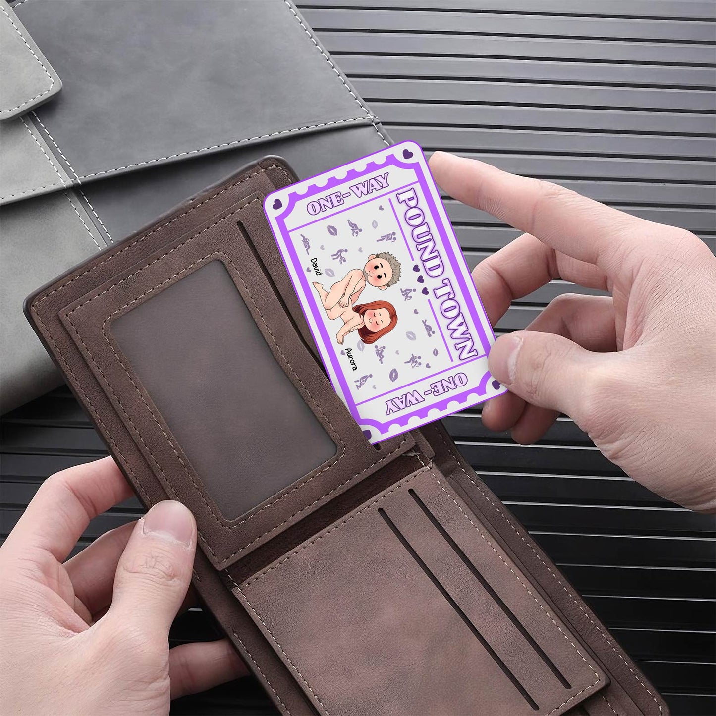Couple - Pound Town - Personalized Wallet Card