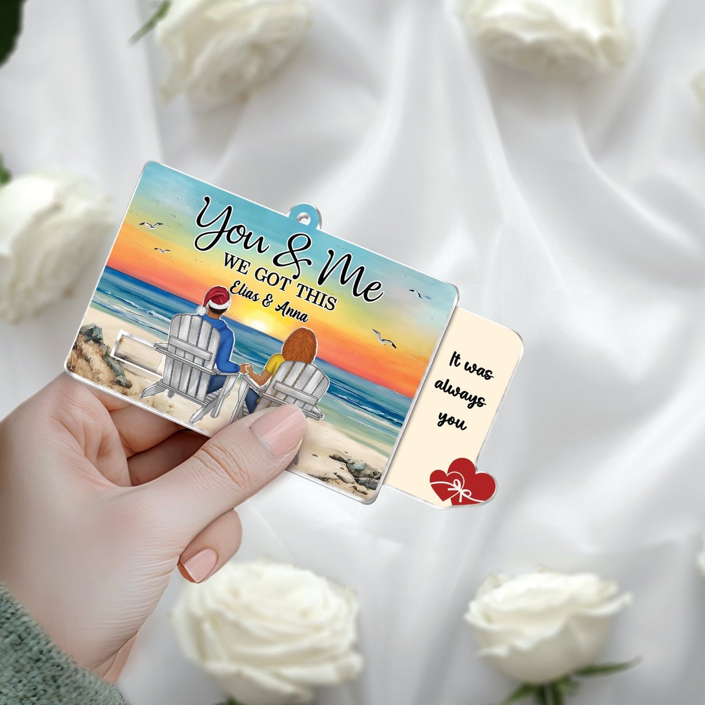 Couple - You & Me We Got This - Personalized Acrylic Slider Card