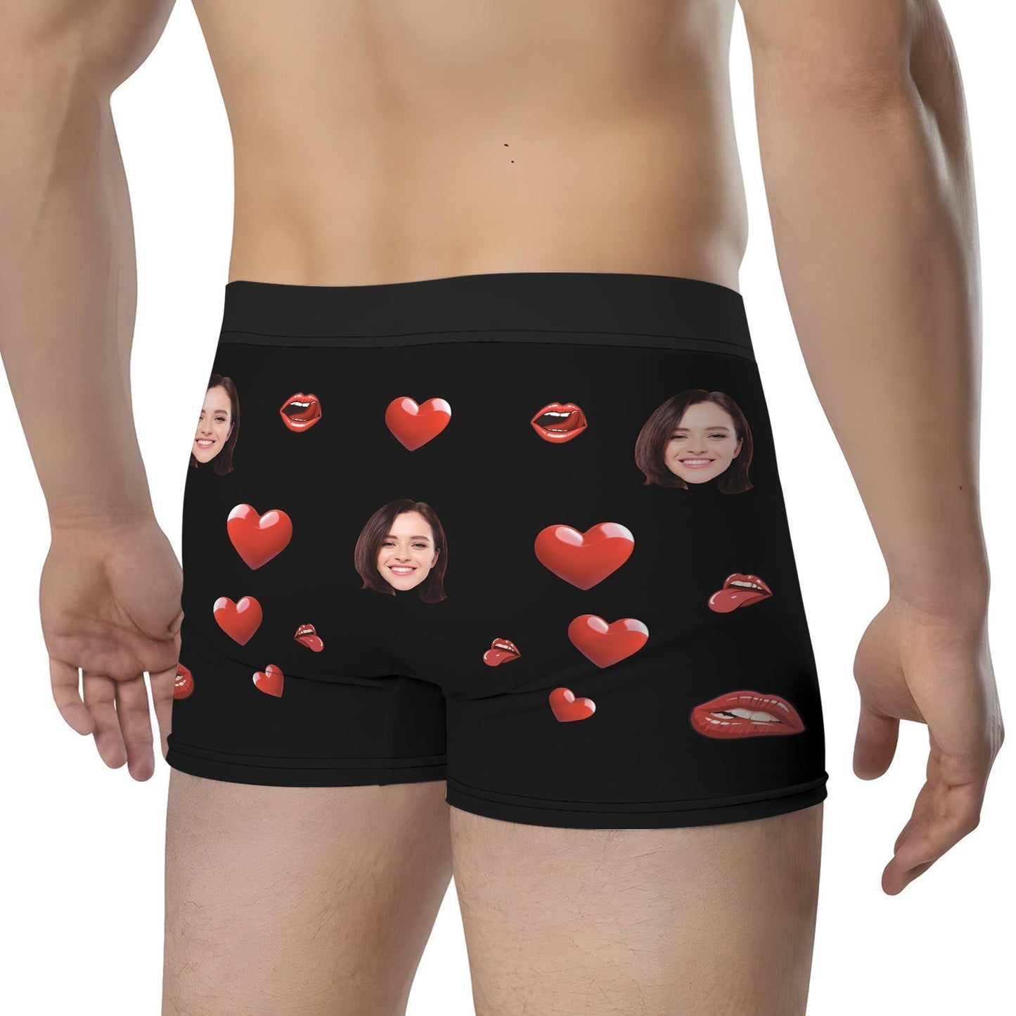 Couple - I Sucked It So It's Mine - Personalized Photo Boxer