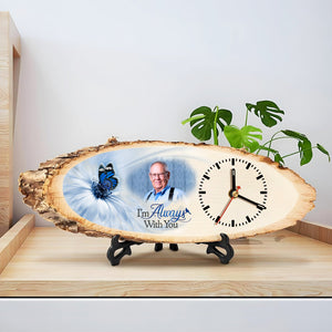 Family - I'm Always With You - Personalized Wooden Clock