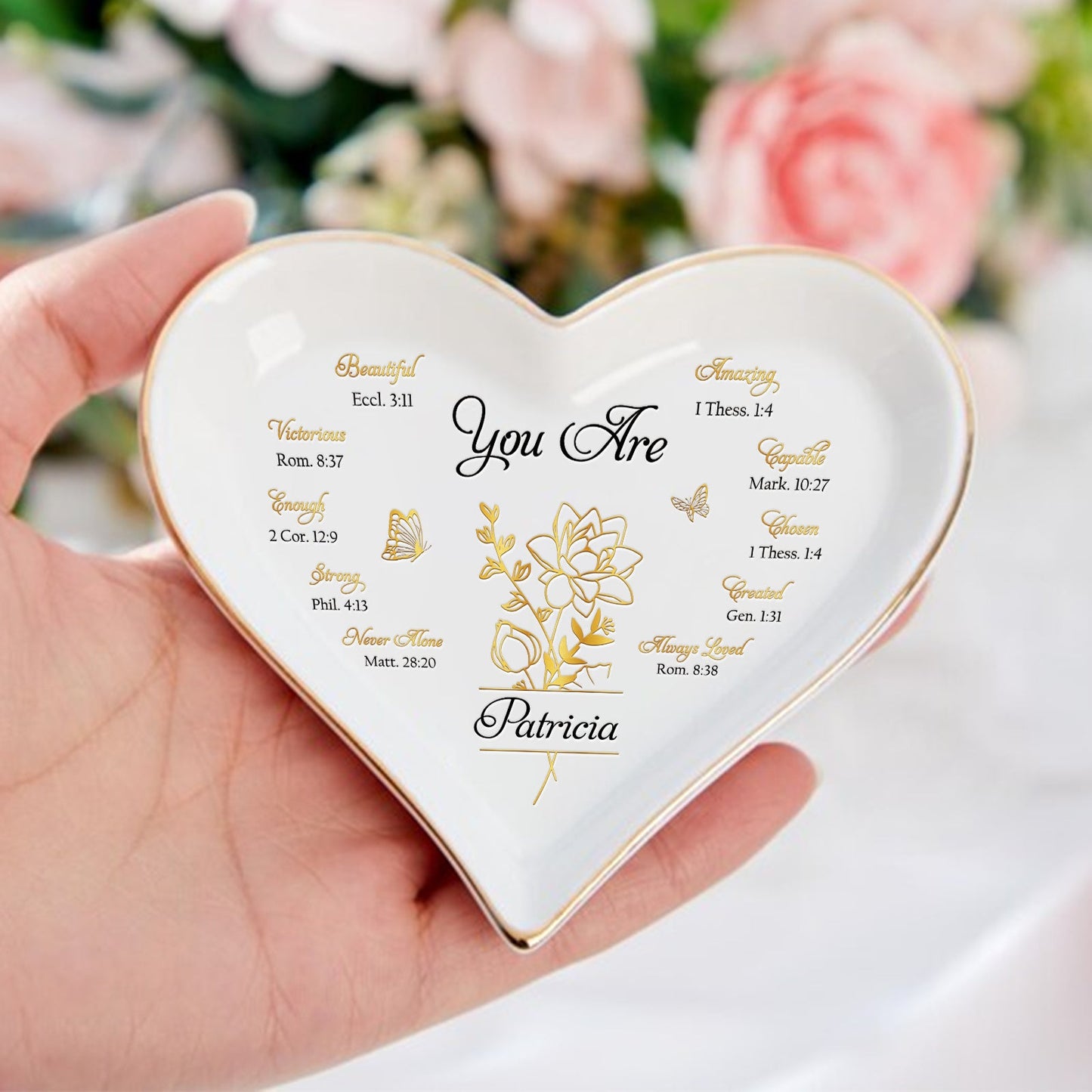Gifts for Women/ Girls - You Are - Personalized Jewelry Dish