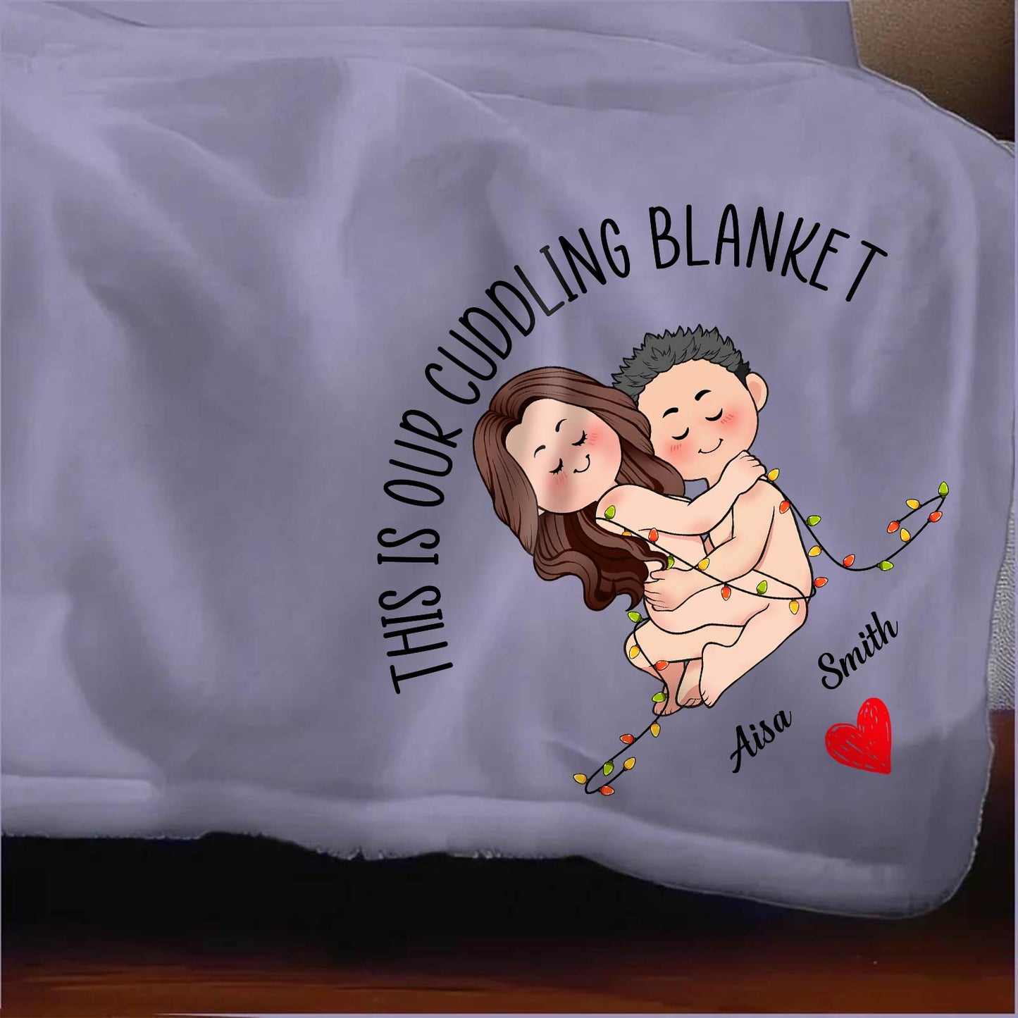 Couple - This Is Our Cuddling Blanket - Personalized Blanket