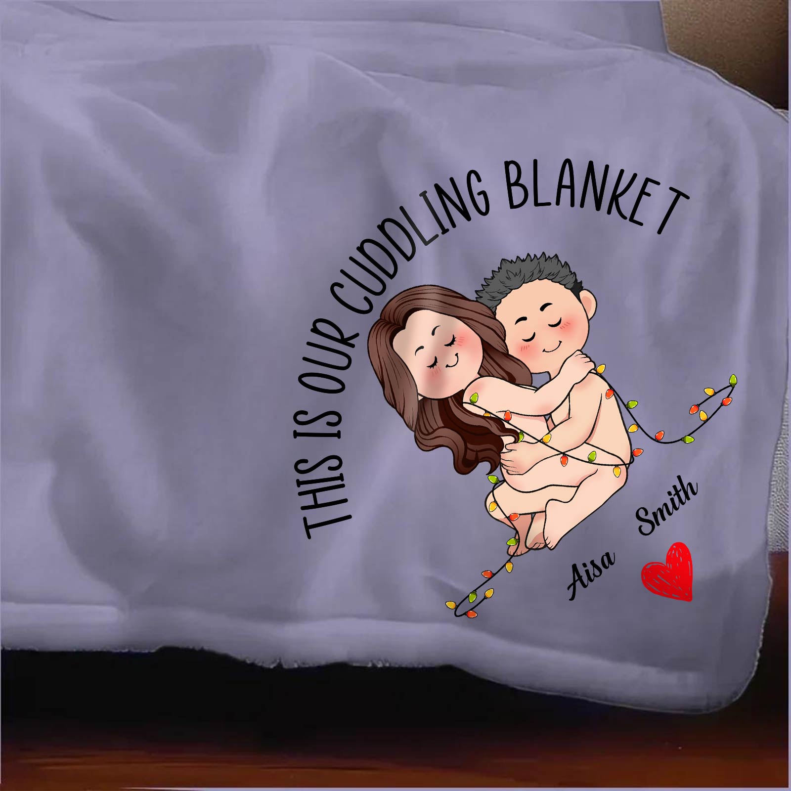 Couple - This Is Our Cuddling Blanket - Personalized Blanket