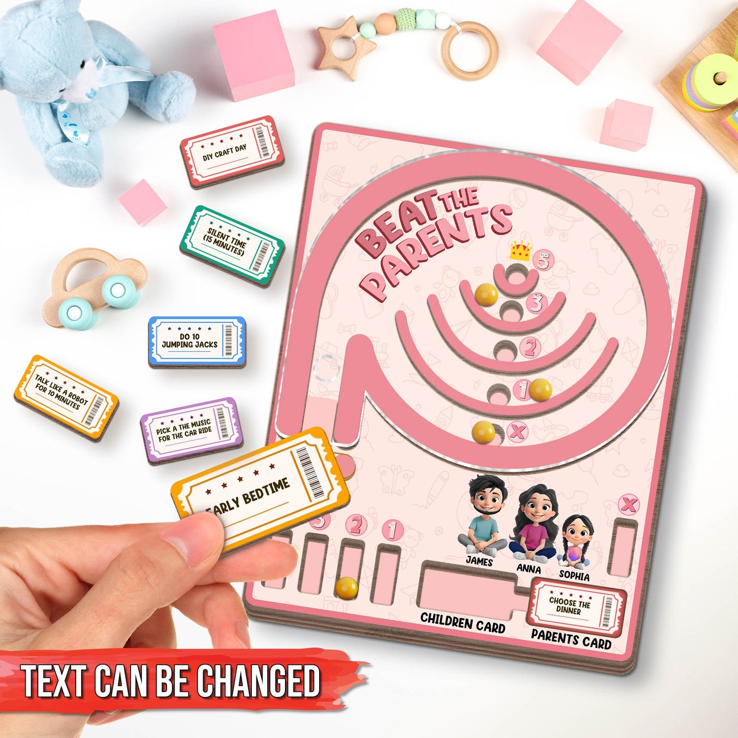 Family - Beat The Parents - Personalized Family Challenge Game
