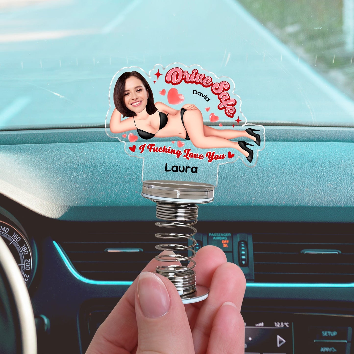 Couple - Drive Safe - Personalized Custom Photo Standee