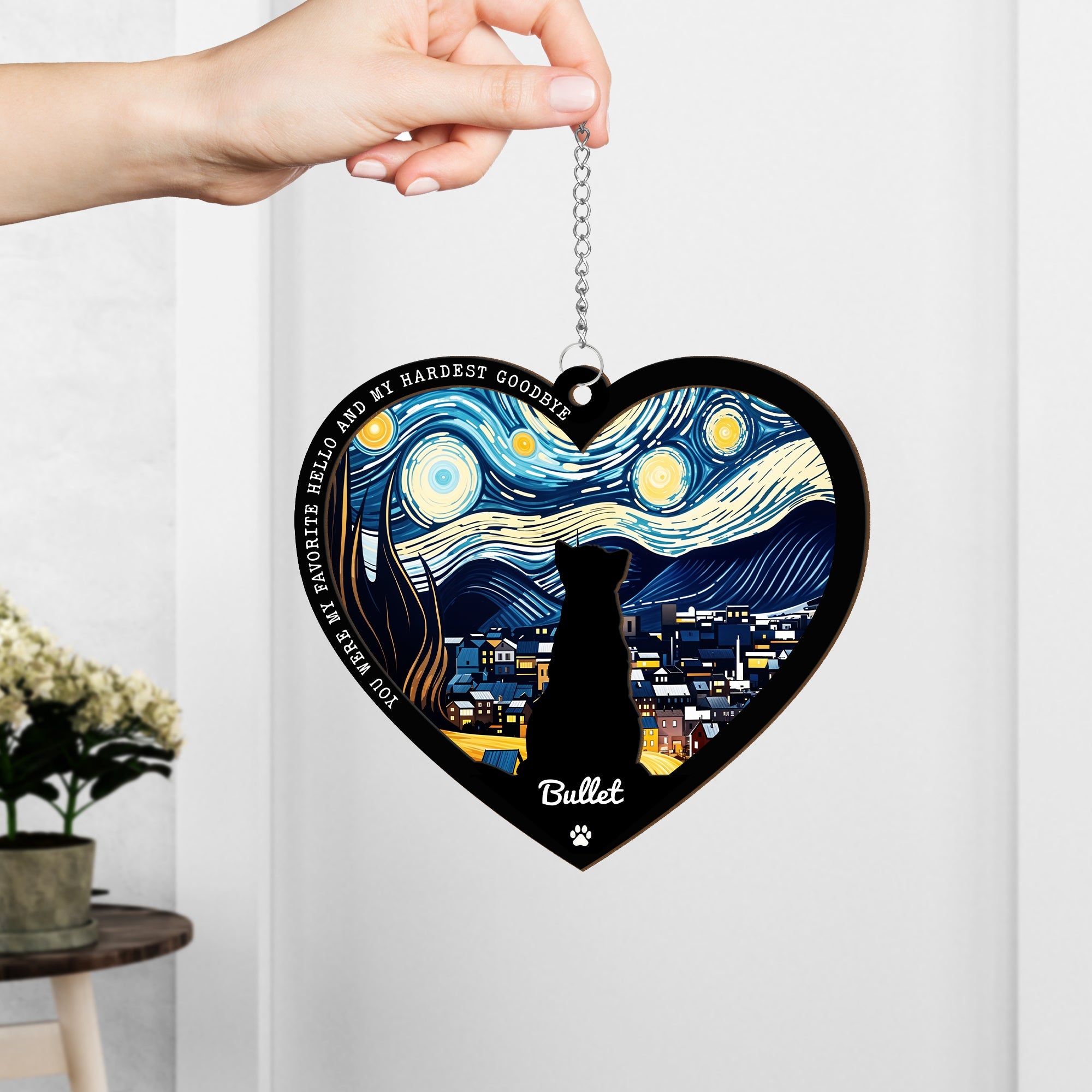 Pet Lover - Memorial Suncatcher - Personalized 2-Layered Ornament