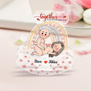 Couple - Together Is Our Favorite Place To Be - Personalized Shaking Standee