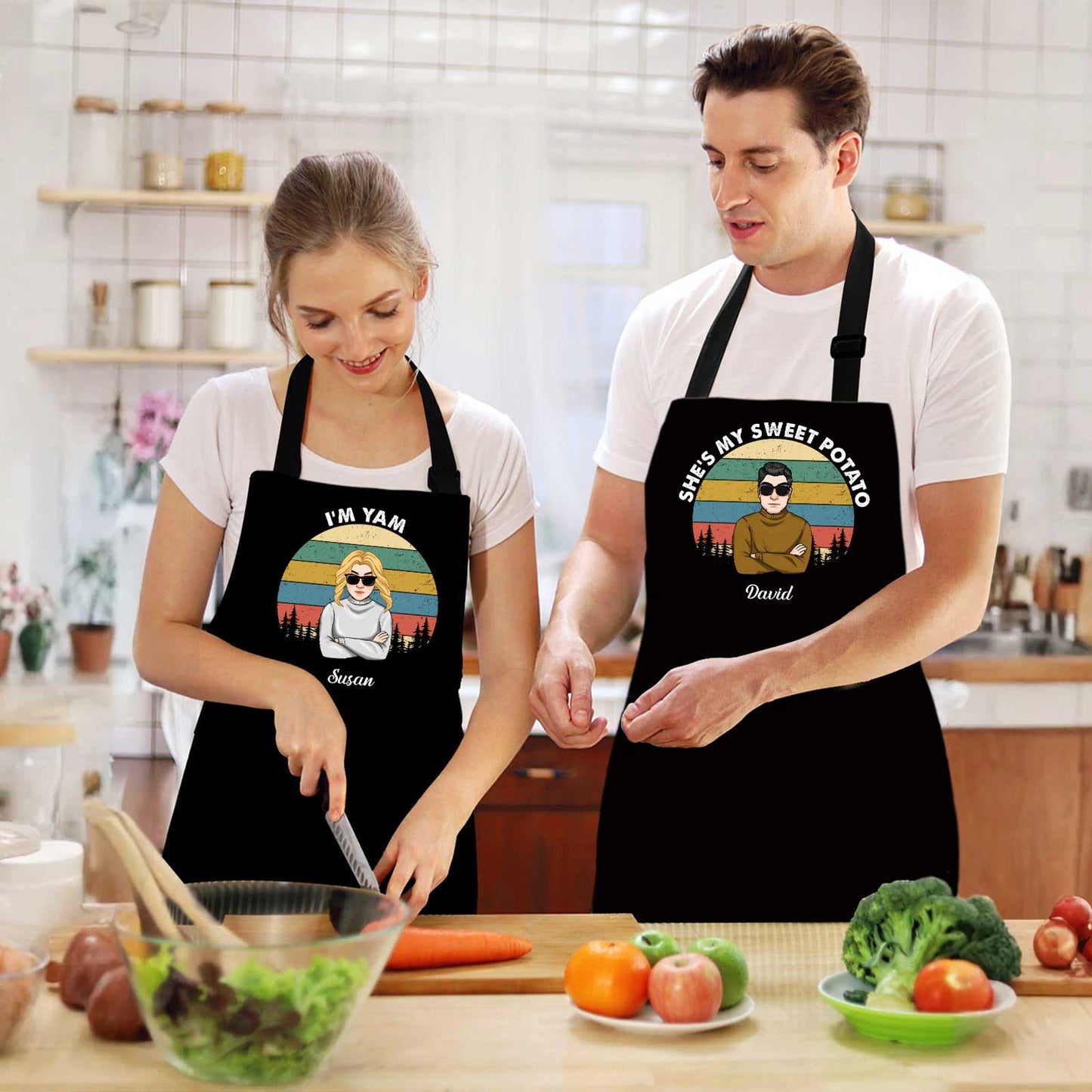 Couple - I Have Everything I Need - Personalized Aprons
