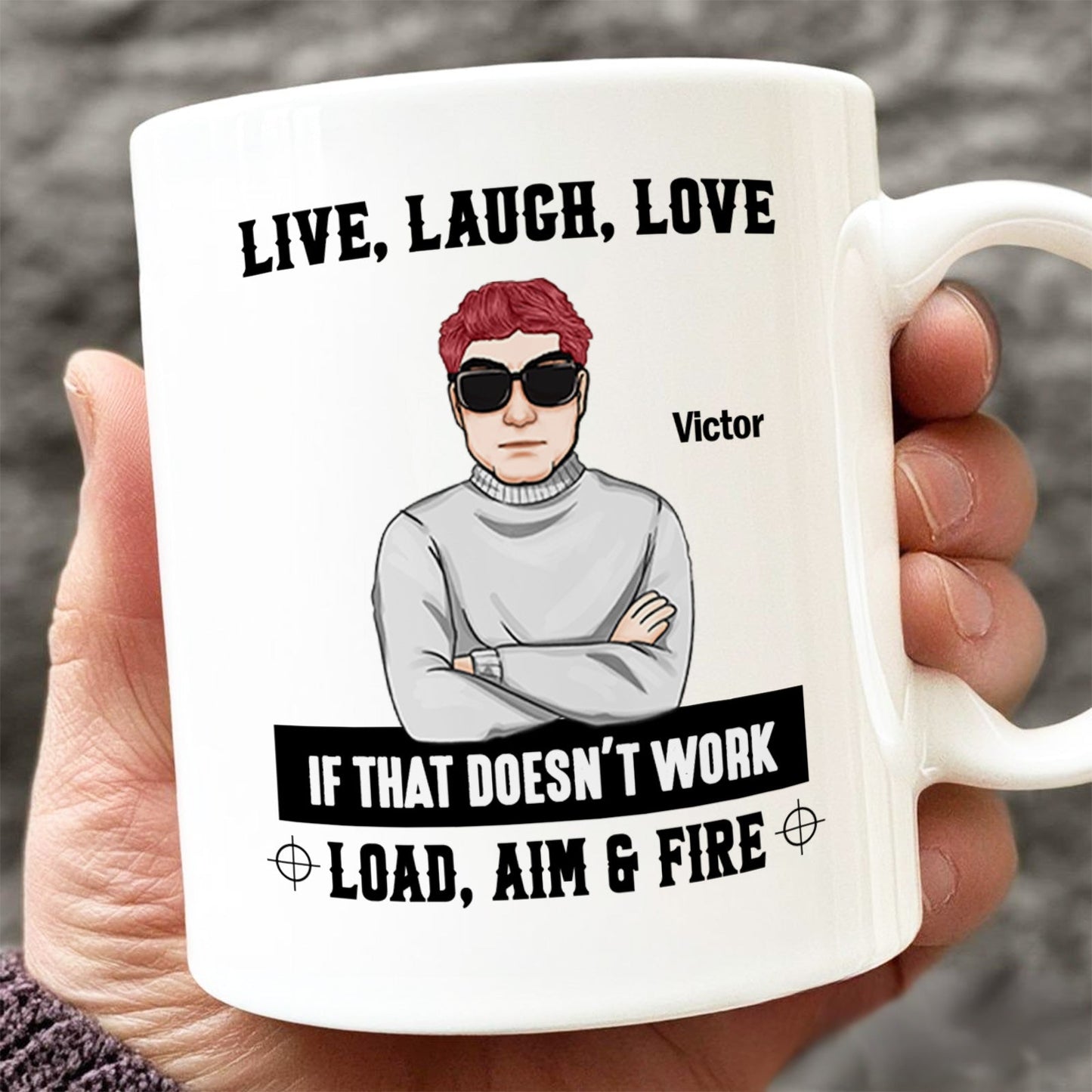 Family - Live, Laugh, Love - Personalized Mug