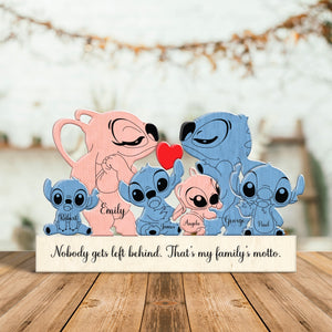 Family - Cartoon Cute Characters - Personalize Wooden Puzzle