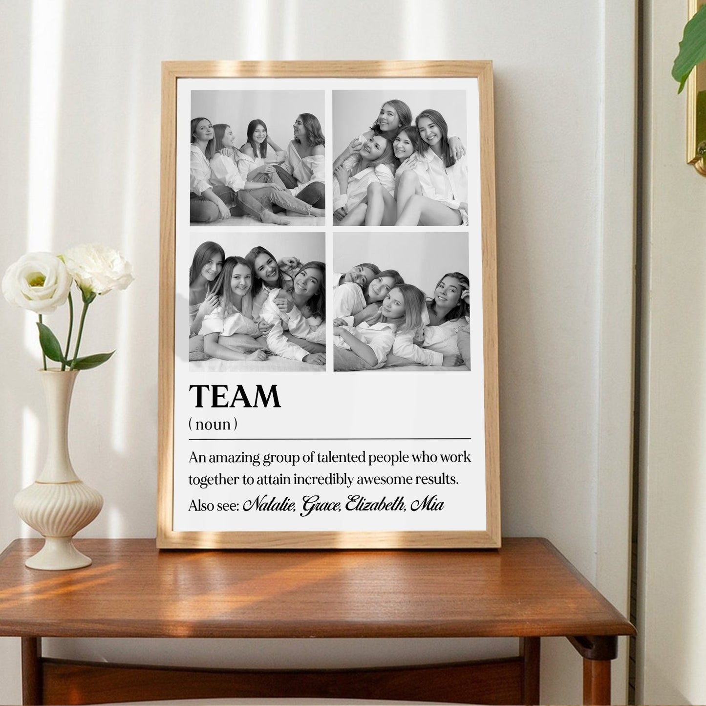 TEAM Definition - Personalized Poster