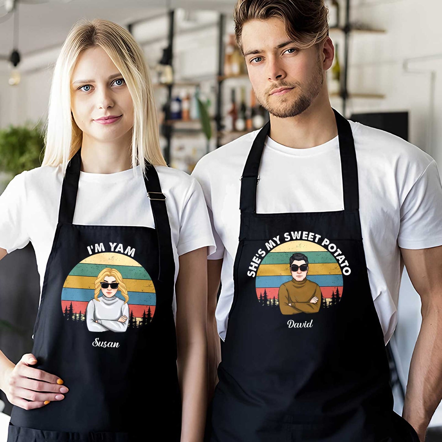 Couple - I Have Everything I Need - Personalized Aprons