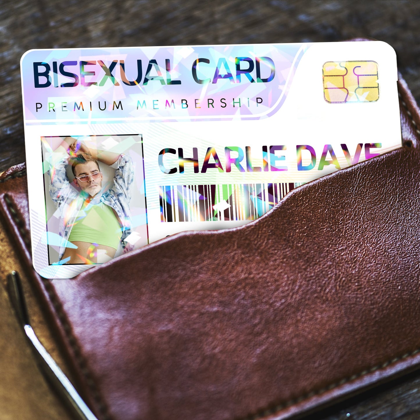 Pride - Gay Card Member Ship - Personalized Wallet Card