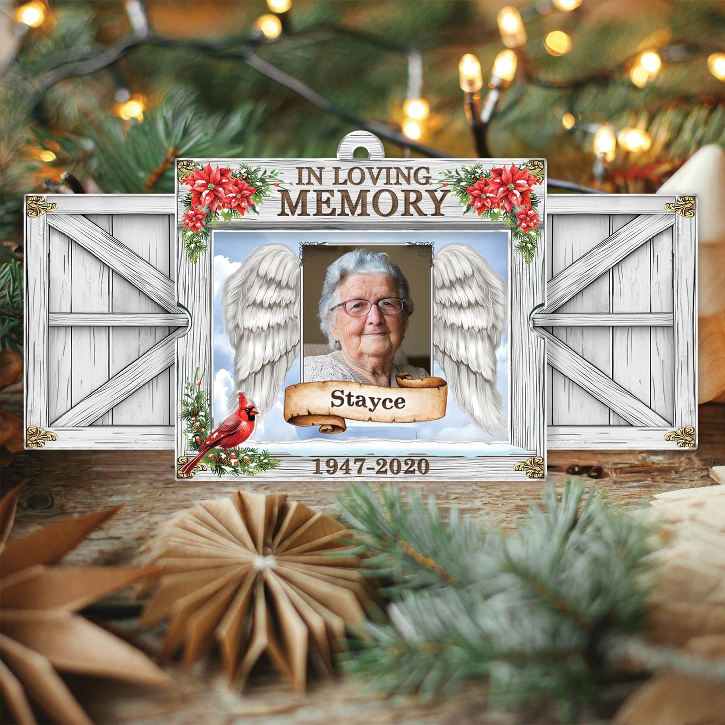 Family - In Loving Memory - Personalized Acrylic Slider Card