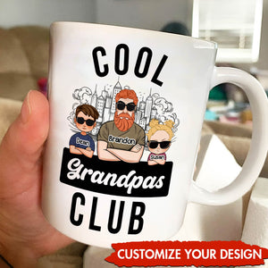 Family - Cool Grandpas Club - Personalized Mug