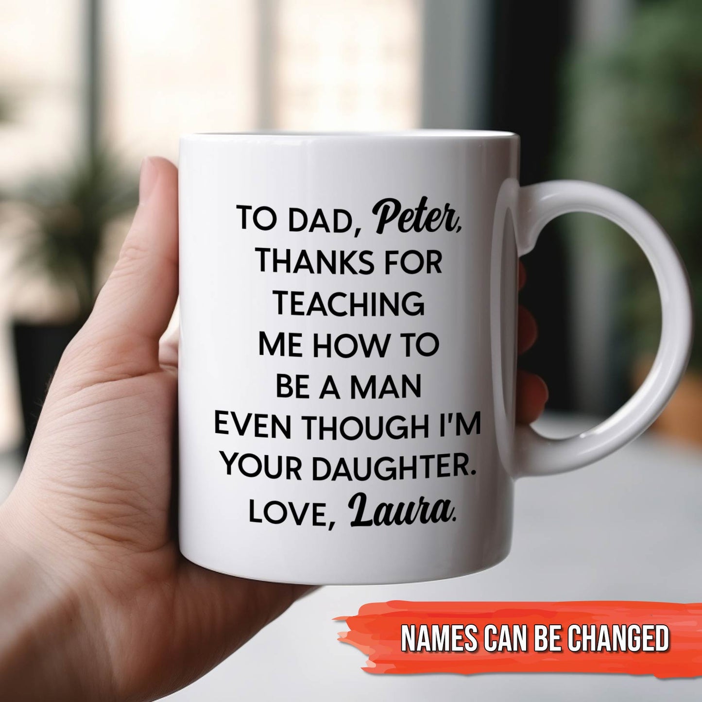 Gift For Dad - To Dad - Personalized Mug