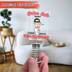 Father - Drive Safe Daddy - Personalized Shaker Acrylic Standee