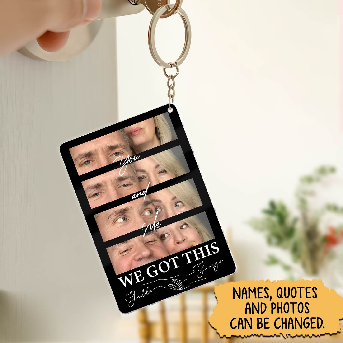 Couple - We Got This - Personalized Photo Acrylic Keychain