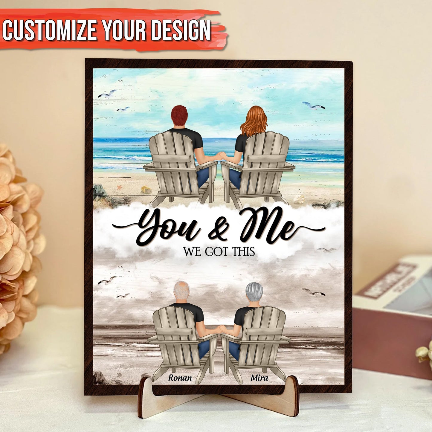 Couple - You & Me We Got This - Personalized Wood Sign