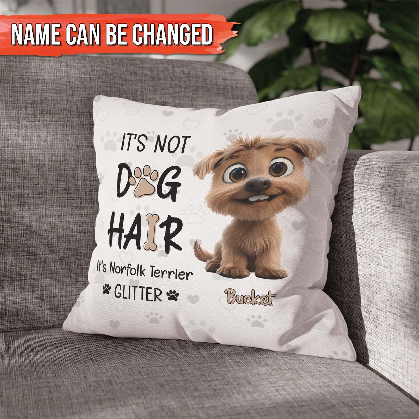 Pet Lover - It's Not Dog Hair - Personalized Pillow