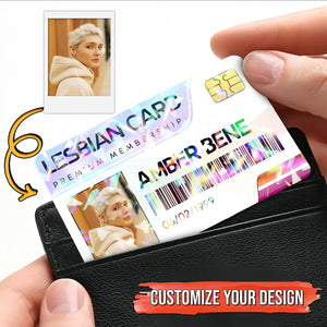 Pride - Gay Card Member Ship - Personalized Wallet Card