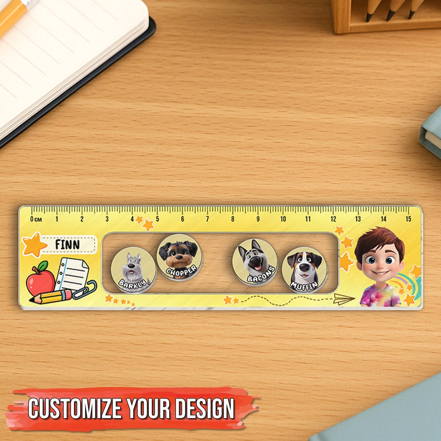 Pet Lovers - Personalized Shaking Charm Ruler