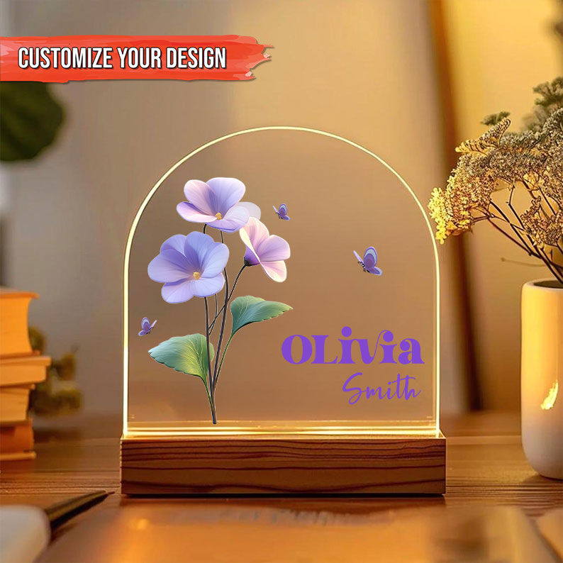 Bloom In Light - Personalized LED Night Light
