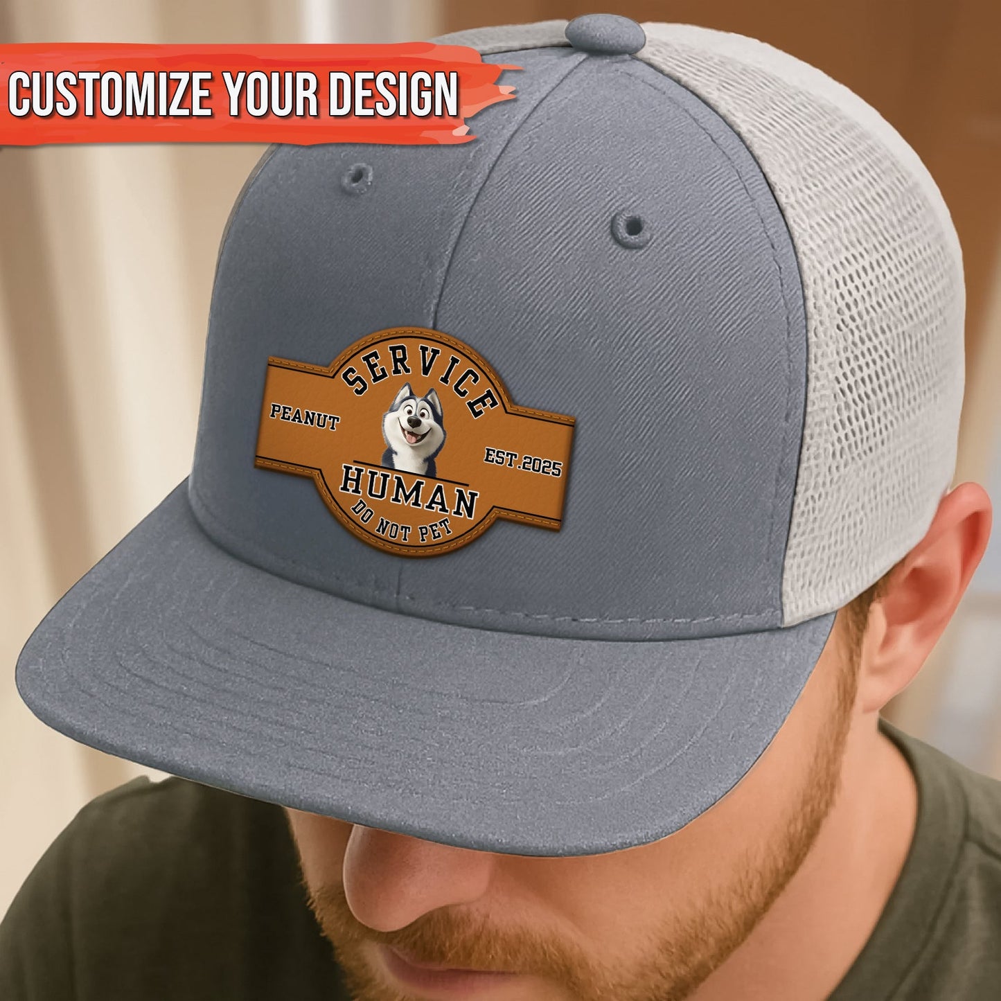 Pet Lovers - Service Human - Personalized Classic Cap