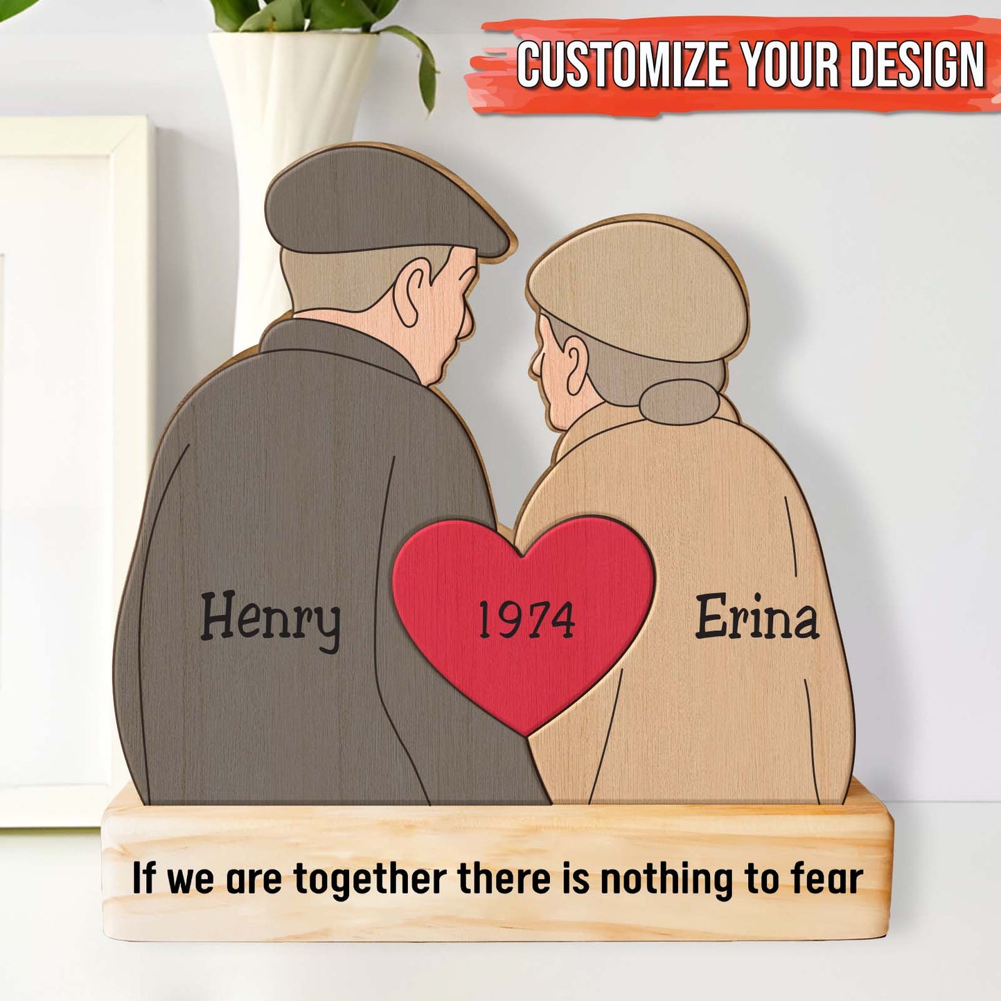 Couple - From Our First Kiss Till Our Last Breath - Personalized Puzzle