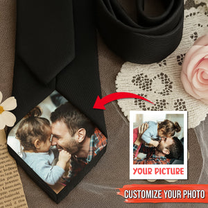 Father - Personalized Photo Tie Patch