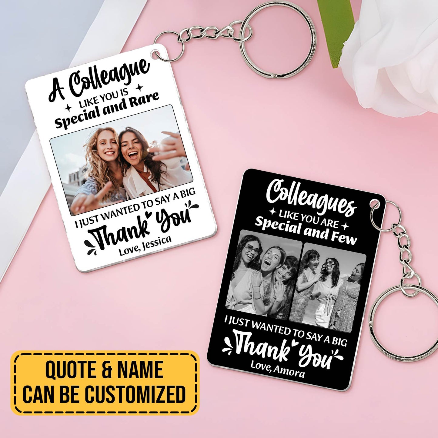 Work Colleague Leaving Gift - A Colleague Like You Is - Personalized Acrylic Keychain