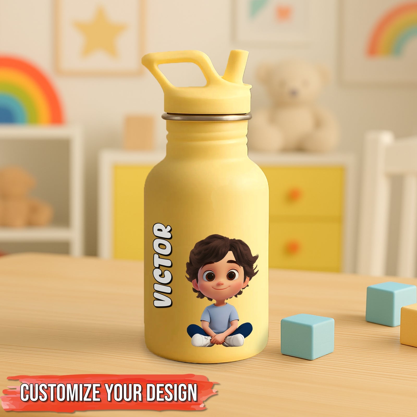 For Kid - My Name, My Bottle - Personalized Kids Water Bottle