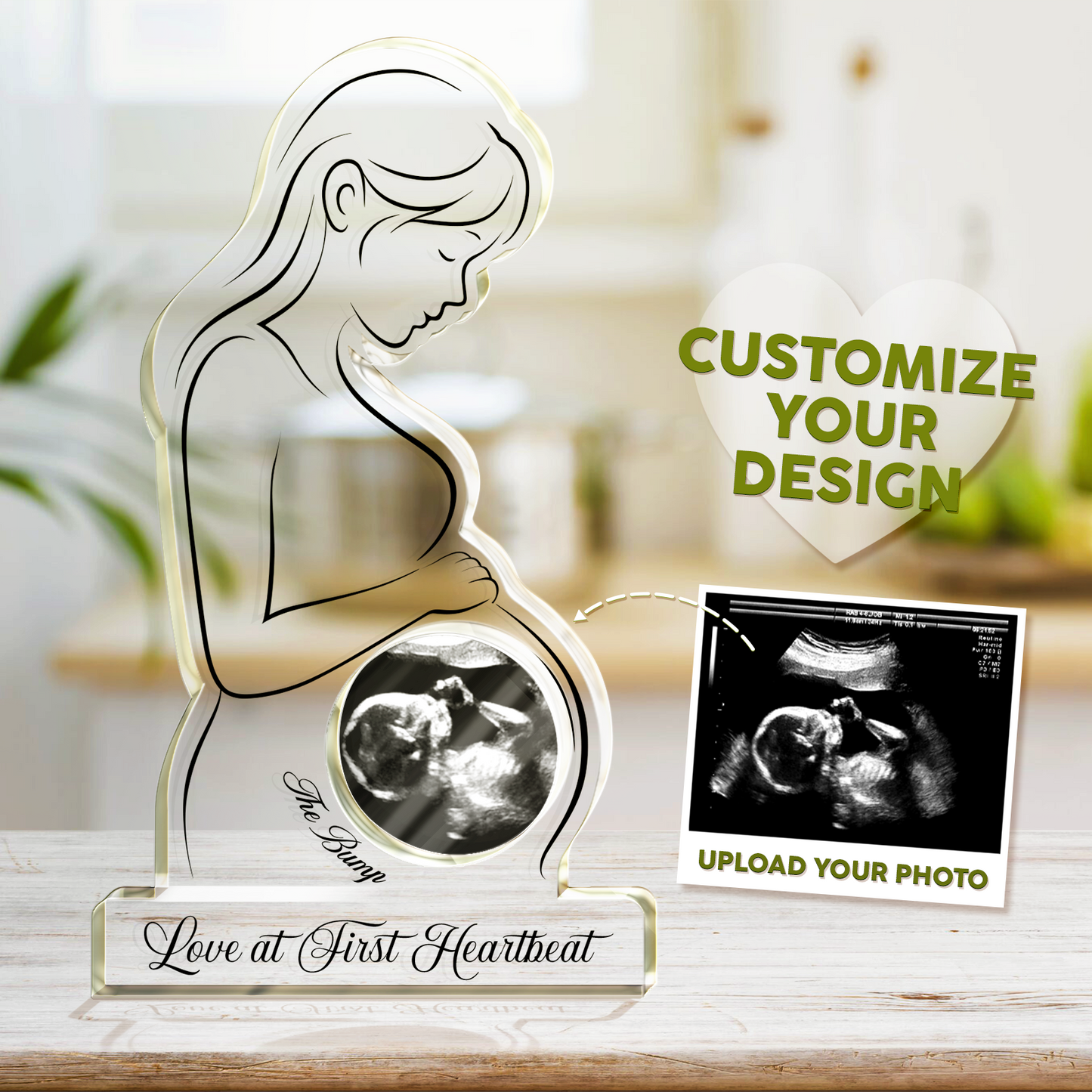 Gift For Mom - Love At First Sight - Personalized Acrylic Plaque