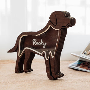 Pet Lover - Wooden Pet Fur Keepsake Pet Loss - Personalized Memorial Box