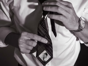 Family - Personalized Photo Tie Patch